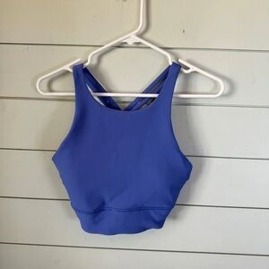 lululemon athletica Blue Crop Top